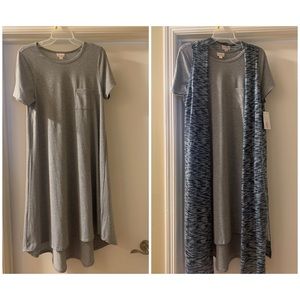 Lularoe Carly Dress and Joy Vest set